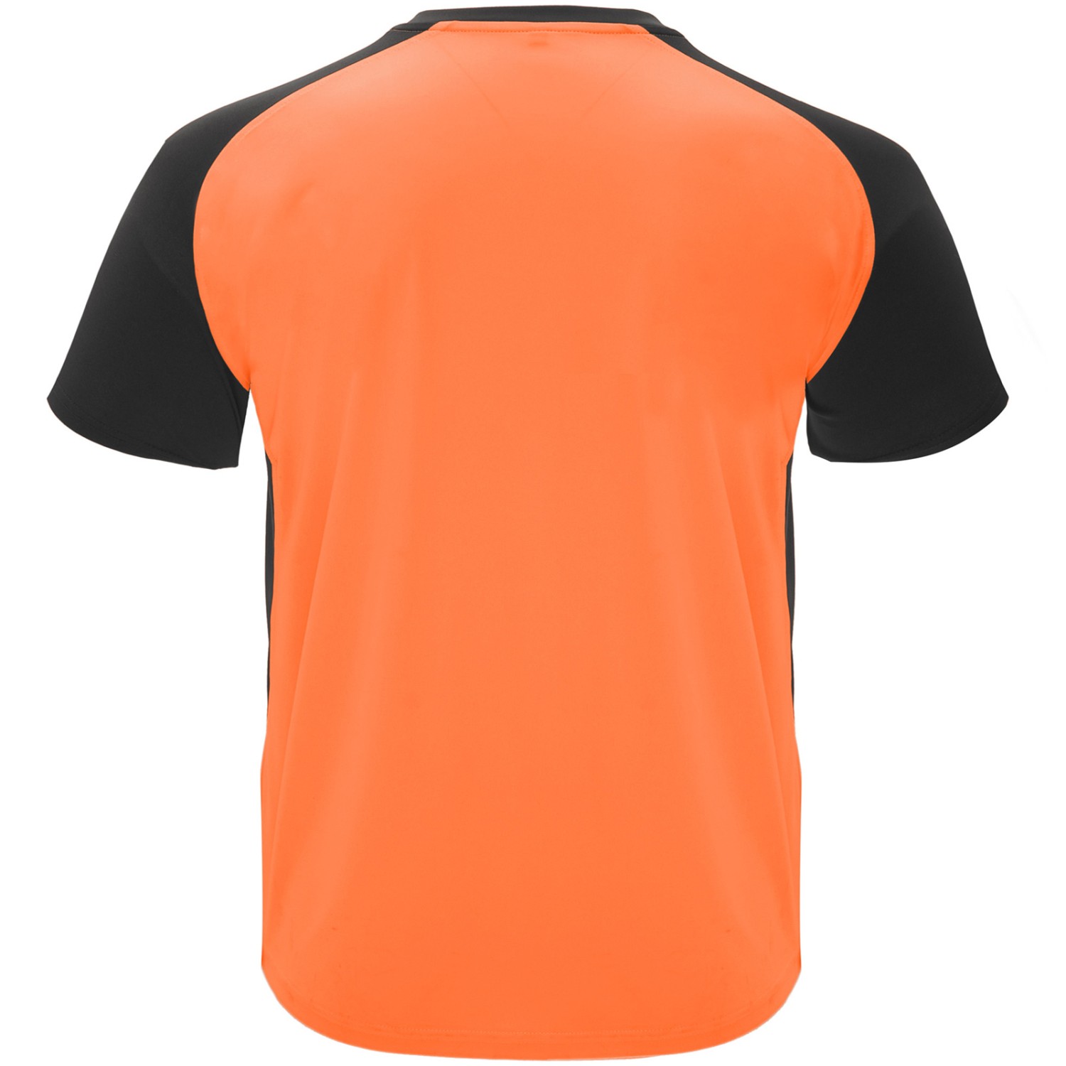 1. Foto Trikot Sportshirt BUGATTI Orange-Schwarz Größe M mit Druck