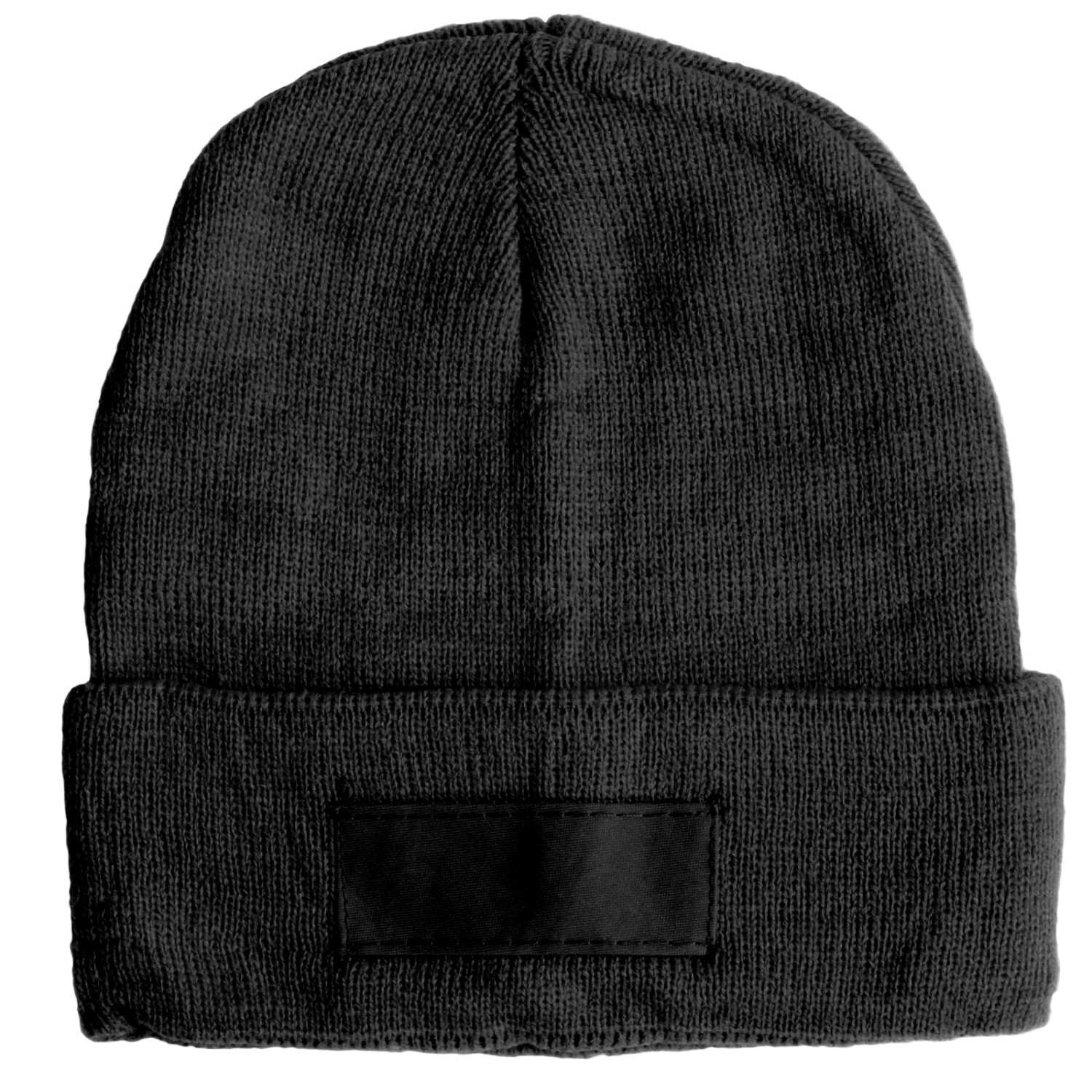 2. Foto Mütze HOLSEN Beanie Hut mit Druck (Farbe: schwarz)