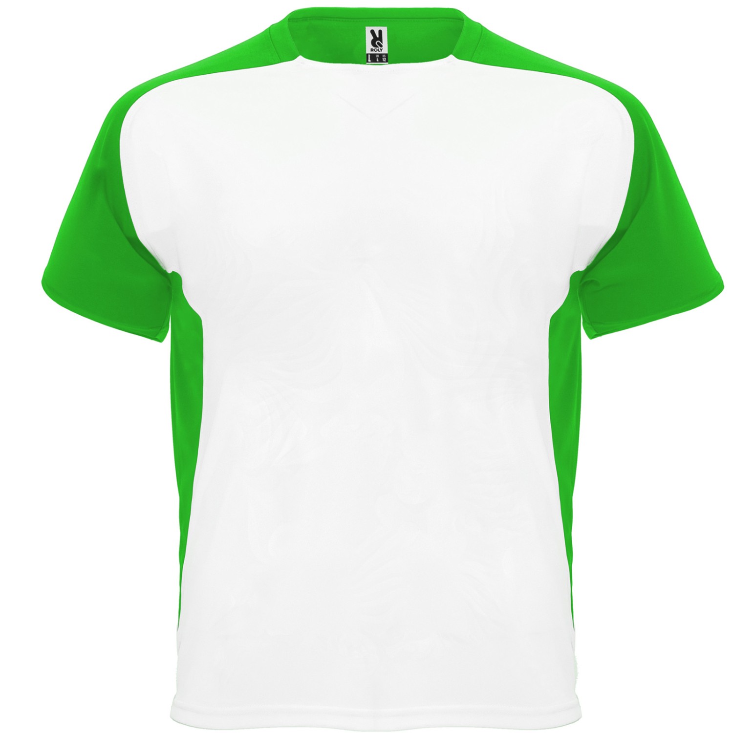 0. Foto Trikot Sportshirt BUGATTI Weiß-Grün Größe XXL mit Druck